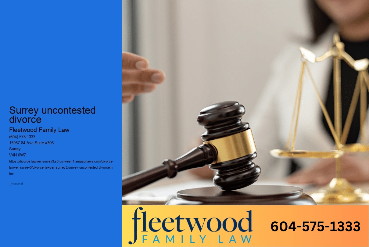 Surrey uncontested divorce