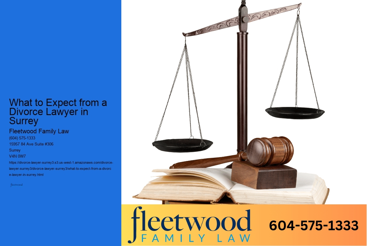 What to Expect from a Divorce Lawyer in Surrey